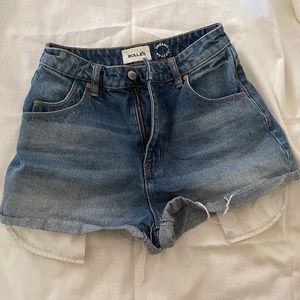 Size 26 Rollas Denim Shorts